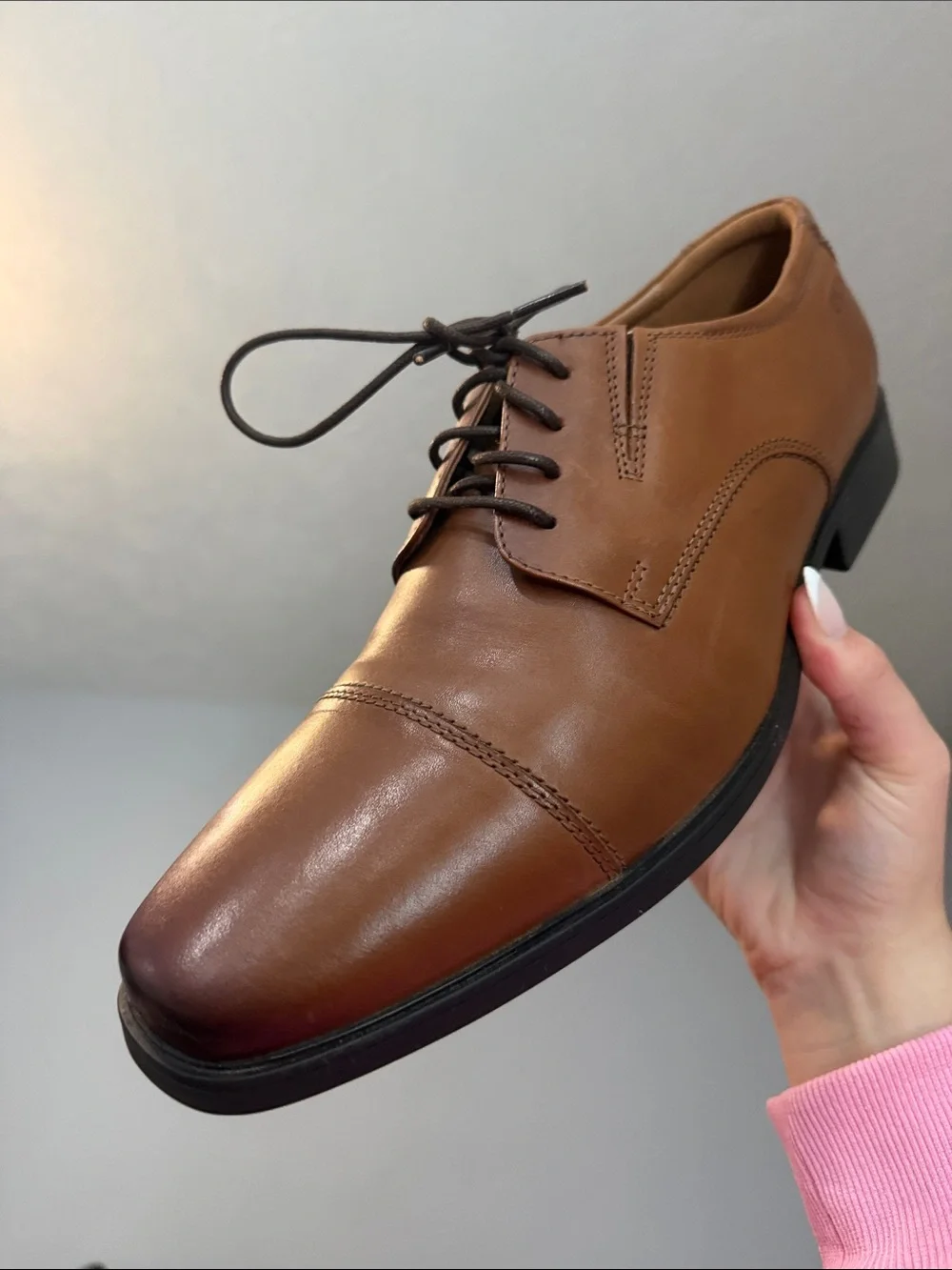 Clarks Mens Whiddon Oxford Shoes